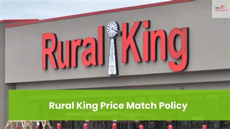 Does Rural King Price Match